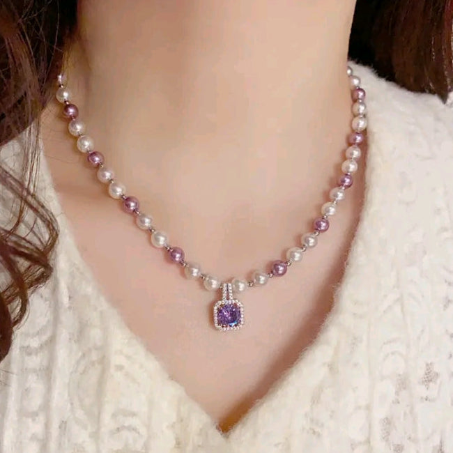 Pearl Murasaki Necklace