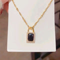 Keyblack fancy necklace