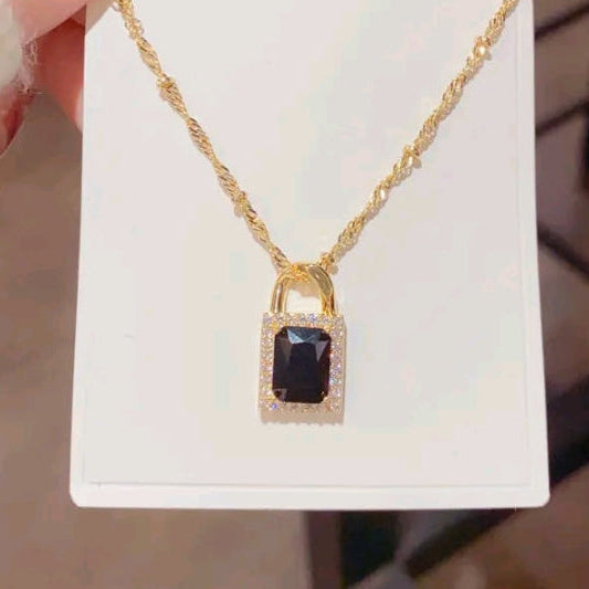 Keyblack fancy necklace