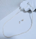 Set Pearl necklace Silver